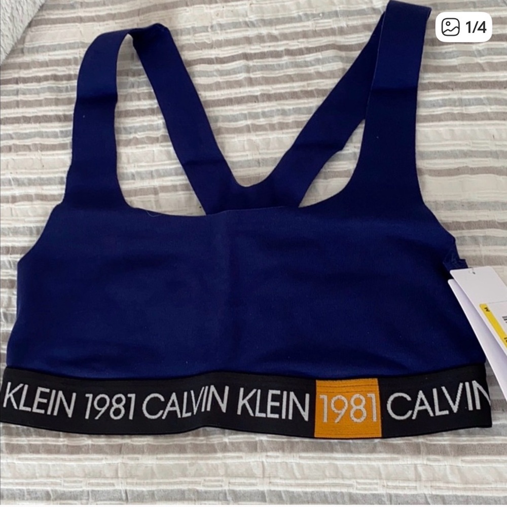 Calvin Klein 1981 Bold Bralette, Size Medium